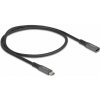 Delock 80021 USB-C USB-C ® zástrčka USB-C ® zástrčka 0,5m černý