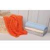Baby Nellys Luxusná bavlnená pletená deka, dečka CUBE, 80 x 100 cm - orange Baby Nellys Luxusná bavlnená pletená deka, dečka CUBE, 80 x 100 cm - orange