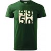 Tachometer 50 - Klasické pánske tričko vyššej gramáže - M ( Fľaškovozelená ) Tachometer 50 - Klasické pánske tričko vyššej gramáže - M ( Fľaškovozelená )