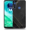 Picasee silikónový prehľadný obal pre Motorola Moto G8 - Black tile Picasee silikónový prehľadný obal pre Motorola Moto G8 - Black tile
