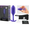 b-vibe - análna kolík s dvoma guľôčkami - 114g - fialová b-vibe - análna kolík s dvoma guľôčkami - 114g - fialová