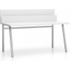 PLAN Kancelársky písací stôl SINGLE LAYERS s prepážkami, biela PLAN Kancelársky písací stôl SINGLE LAYERS s prepážkami, biela