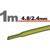 SOLEX Zmršťovacia trubička 4,8mm/2,4mm žlto-zelená DRS4,8-2,4/YEGR SOLEX Zmršťovacia trubička 4,8mm/2,4mm žlto-zelená DRS4,8-2,4/YEGR