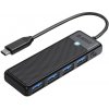 Orico Hub 4in1 USB A3.0x4 (Čierny) Orico Hub 4in1 USB A3.0x4 (Čierny)