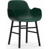 Normann Copenhagen Stolička Form Armchair – zelená/čierny dub Normann Copenhagen Stolička Form Armchair – zelená/čierny dub