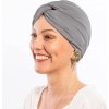 Dámsky bavlnený onko turban po chemoterapii Canaver, sivý Dámsky bavlnený onko turban po chemoterapii Canaver, sivý