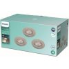 Philips Dive SL261 LED kúpeľňové zápustné bodové svietidlo 1x5W | 350lm | 2700K | IP65 - set 3 ks, stmievateľné, ochrana EyeComfort, nikel Philips Dive SL261 LED kúpeľňové zápustné bodové svietidlo 1x5W | 350lm | 2700K | IP65 - set 3 ks, stmievateľné, ochrana EyeComfort, nikel