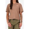 Mons Royale Yonder Merino Organic Cotton T Shirt Women Hnedá