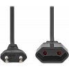 NEDIS napájecí kabel pro adaptéry/ Euro zástrčka - Euro zásuvka/ přímý-přímý/ dvoulinka/ černý/ bulk/ 5m CEGL11085BK50 NEDIS napájecí kabel pro adaptéry/ Euro zástrčka - Euro zásuvka/ přímý-přímý/ dvoulinka/ černý/ bulk/ 5m CEGL11085BK50