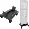 Stojan s kolieskami pre infračervený LED panel inSPORTline Lustar čierna Stojan s kolieskami pre infračervený LED panel inSPORTline Lustar čierna