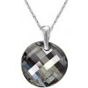 For You Prívesok Swarovski elements Twist čierny SILVERNIGHT 1623