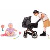 Set kočík trojkombinácia s bábikou Emilie Cybex Black 3in1 Pram Corolle a cumlík so zvukmi Set kočík trojkombinácia s bábikou Emilie Cybex Black 3in1 Pram Corolle a cumlík so zvukmi