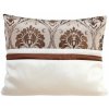 Svetlo béžovo medená dekoračná obliečka na vankúš s ornamentami Šírka 50 cm | Dĺžka 60 cm béžová Svetlo béžovo medená dekoračná obliečka na vankúš s ornamentami Šírka 50 cm | Dĺžka 60 cm béžová