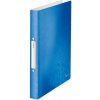 Zakladač 2 krúžkový 25mm Leitz WOW - 25 mm, 10 ks, Modrá metalická, A4 Zakladač 2 krúžkový 25mm Leitz WOW - 25 mm, 10 ks, Modrá metalická, A4