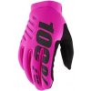 Cyklistické rukavice 100% BRISKER W Neon Pink/Black M Cyklistické rukavice 100% BRISKER W Neon Pink/Black M