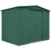 Plechový záhradný domček Globel so strešným oknom, zelená 1.75m 2.33m 1.98m Plechový záhradný domček Globel so strešným oknom, zelená 1.75m 2.33m 1.98m