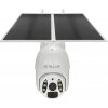 Tellur WiFi Smart solární kamera 20W, Ultra HD 2K, Pan & Tilt, IP65, PIR, outdoor, bílá