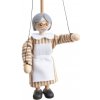 Drevená marioneta Babička, 14 cm Drevená marioneta Babička, 14 cm