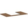 Doska pod umývadlo Hansgrohe Xilesa E 98x1,6x55 cm kašmírový dub 54270550 Doska pod umývadlo Hansgrohe Xilesa E 98x1,6x55 cm kašmírový dub 54270550