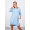 Šaty s kapucňou pre dámy 9078 - svetlomodré Uni Šaty s kapucňou pre dámy 9078 - svetlomodré Uni