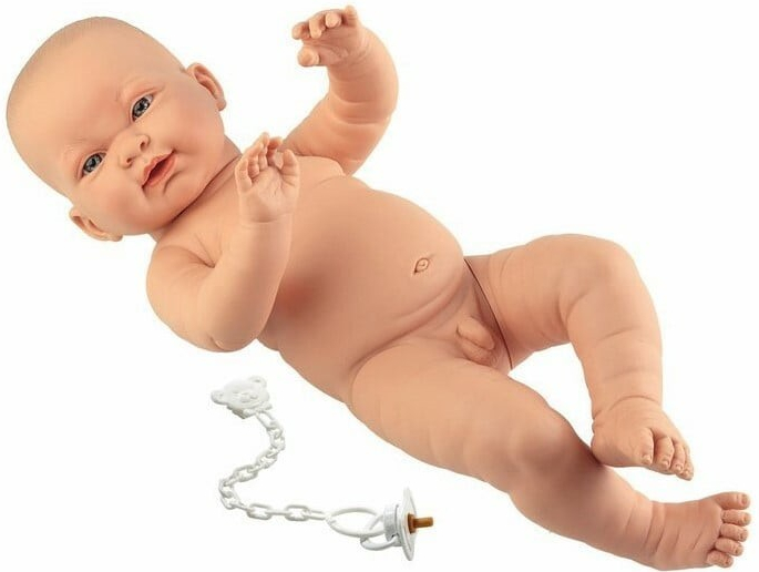 Llorens 45001 NEW BORN CHLAPČEK realistické bábätko s celovinylovým telom