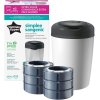 Tommee Tippee Simplee náhradná kazeta 6 ks + kôš na plienky 1 ks Tommee Tippee Simplee náhradná kazeta 6 ks + kôš na plienky 1 ks