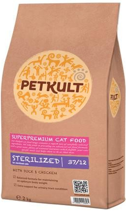 PETKULT cat STERILIZED 2 kg
