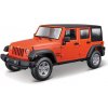 MAISTO 2015 Jeep Wrangler Unlimited metal oranžová 1:24 MAISTO 2015 Jeep Wrangler Unlimited metal oranžová 1:24