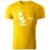 T-ričko Tupac Shakur pánske tričko Farba trička: Žltá, Farba potlače: Biela, Veľkosť: XS T-ričko Tupac Shakur pánske tričko Farba trička: Žltá, Farba potlače: Biela, Veľkosť: XS