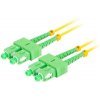 LANBERG optický patch cord SM SC/APC-SC/APC duplex 1m LSZH G657A1 priemer 3mm, farba žltá LANBERG optický patch cord SM SC/APC-SC/APC duplex 1m LSZH G657A1 priemer 3mm, farba žltá