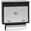 Schránka poštová (400x440x100mm) nerez/čierna, max. formát listu: B4, leštená nerez /AISI430 Schránka poštová (400x440x100mm) nerez/čierna, max. formát listu: B4, leštená nerez /AISI430