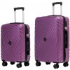 ROWEX Stredný a príručný cestovný kufor s TSA zámkom ROWEX Hypnotizer 2v1 Farba: Fialová 56x38x23 cm, 66x45x26 cm, 76x50x30 cm ABS ROWEX Stredný a príručný cestovný kufor s TSA zámkom ROWEX Hypnotizer 2v1 Farba: Fialová 56x38x23 cm, 66x45x26 cm, 76x50x30 cm ABS