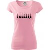 Gitary v rade - Dámske tričko Pure - L ( Ružová ) Gitary v rade - Dámske tričko Pure - L ( Ružová )