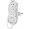 EMOS Predlžovací kábel 5 m / 4 zásuvky / biely / PVC / 1 mm2 P0415 EMOS Predlžovací kábel 5 m / 4 zásuvky / biely / PVC / 1 mm2 P0415