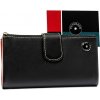 Dámska kožená peňaženka Peterson PTN D24-L-MNK čierna 15 x 8,5 x 3 cm Dámska kožená peňaženka Peterson PTN D24-L-MNK čierna 15 x 8,5 x 3 cm