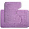 Kúpeľňové predložky set 2 kusov Lia fialové EMI Kúpeľňové predložky set 2 kusov Lia fialové EMI