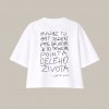 Dotyk Slov PREMIUM Oversized crop top (biela) - Musíme tu byť jeden pre druhého, je to tak nejak pointa celého života (Limitovaná edícia) Veľkosť cropy: L Dotyk Slov PREMIUM Oversized crop top (biela) - Musíme tu byť jeden pre druhého, je to tak nejak pointa celého života (Limitovaná edícia) Veľkosť cropy: L