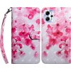 Peňaženkové 3D puzdro na Motorola Moto G13 / G23 / G53 5G - Red Flower Peňaženkové 3D puzdro na Motorola Moto G13 / G23 / G53 5G - Red Flower