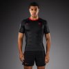 Venum Rashguard kr. rukáv x Roger Gracie Academy černý