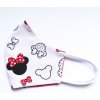 Bavlnené rúško - Disney Mickey siluety / červená Bavlnené rúško - Disney Mickey siluety / červená