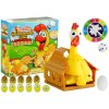 LEAN TOYS Slepačia hra s vajíčkami pre celú rodinu LEAN TOYS Slepačia hra s vajíčkami pre celú rodinu