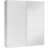 Bývaj s nami SK, GOGO 200 šatníková skriňa so zrkadlom, biela LTD Bývaj s nami SK, GOGO 200 šatníková skriňa so zrkadlom, biela LTD