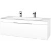 Dreja Umývadlová skrinka ASTON SZZ 120 - N01 Biela lesk / Úchytka T05 / L01 Biela vysoký lesk Dreja Umývadlová skrinka ASTON SZZ 120 - N01 Biela lesk / Úchytka T05 / L01 Biela vysoký lesk