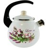 Čajník smaltovaný motív levanduľa s píšťalkou 2,2 l Čajník smaltovaný motív levanduľa s píšťalkou 2,2 l