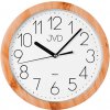 JVD Nástenné hodiny s plynulým chodom H612 Light Brown JVD Nástenné hodiny s plynulým chodom H612 Light Brown