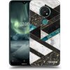 Picasee silikónový prehľadný obal pre Nokia 7.2 - Dark geometry Picasee silikónový prehľadný obal pre Nokia 7.2 - Dark geometry