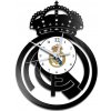 Beling vinylové hodiny Real Madrid čierne, GQC2D Beling vinylové hodiny Real Madrid čierne, GQC2D