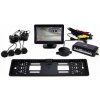AMiO Asistenty parkovania TFT01 4,3” s kamerou CAM-402 LED v podložke pod ŠPZ, 4-senzorové AMiO Asistenty parkovania TFT01 4,3” s kamerou CAM-402 LED v podložke pod ŠPZ, 4-senzorové