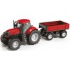 ČERVENÝ TRAKTOR PRE DETI S PRÍVESOM, MIERKA 1:16 ČERVENÝ TRAKTOR PRE DETI S PRÍVESOM, MIERKA 1:16