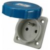 Zásuvka vstavaná B / 220V VZG16-x IP67 modrá Zásuvka vstavaná B / 220V VZG16-x IP67 modrá